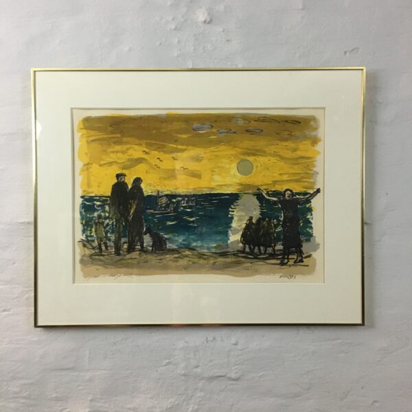 Jens Søndergaard: ”Solnedgang ved Vesterhavet”