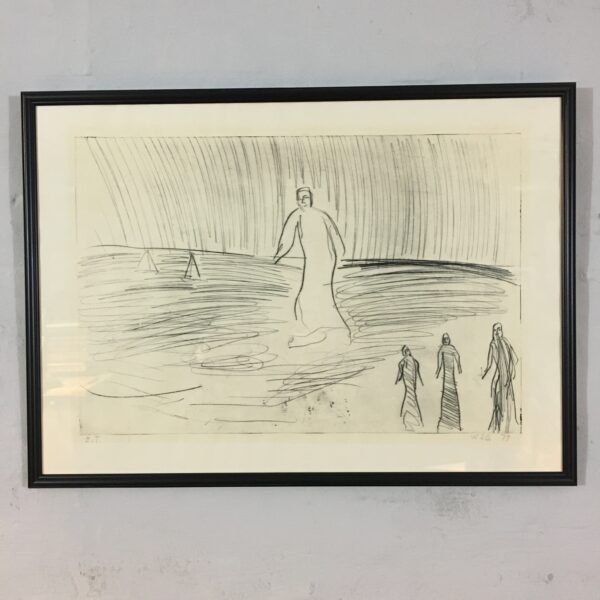 William Skotte Olsen: ”Mennesker på stranden”