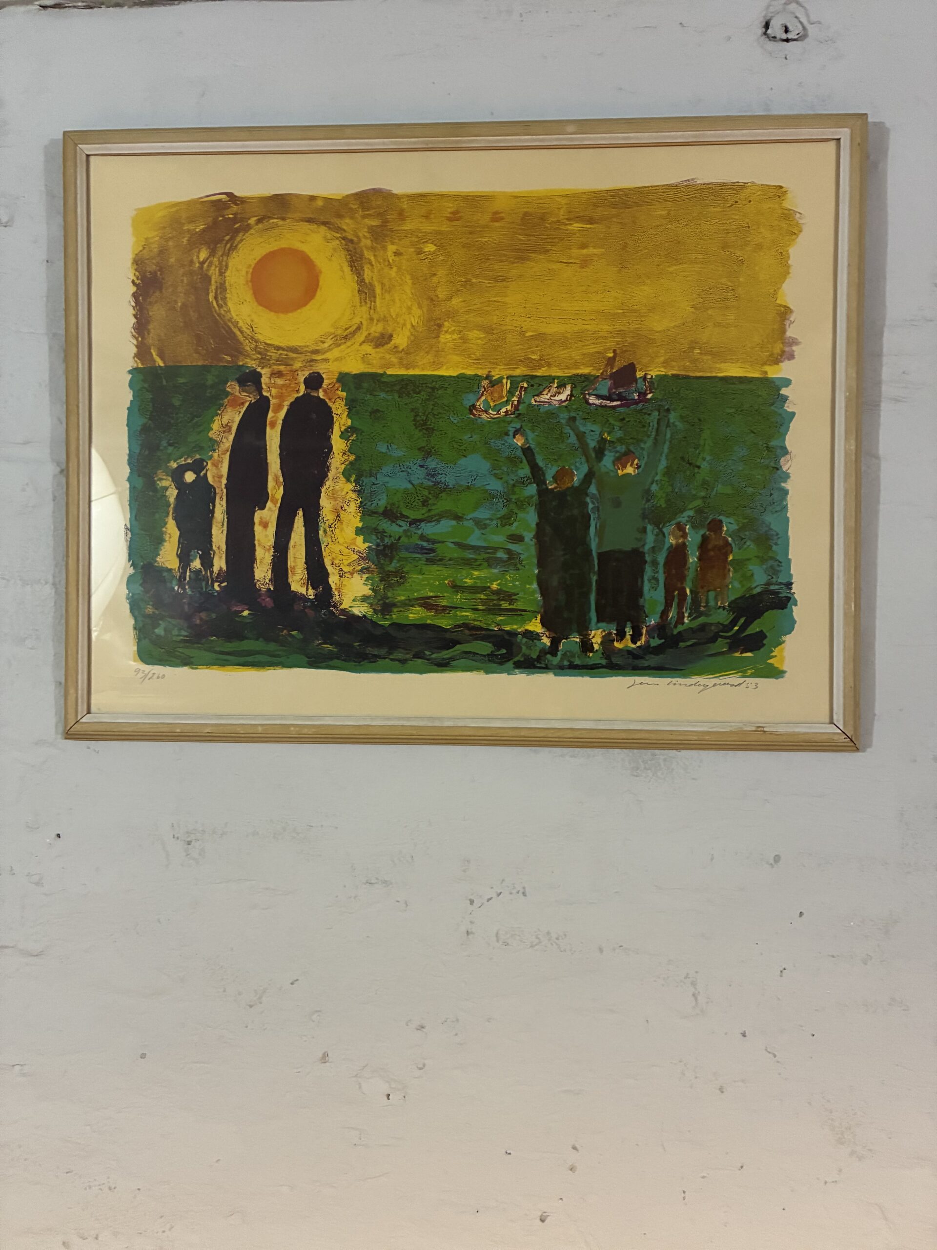 Jens Søndergaard: “Solnedgang ved Vesterhavet”